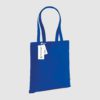 Custom organic cotton canvas totes, with long handles for shoulder carry