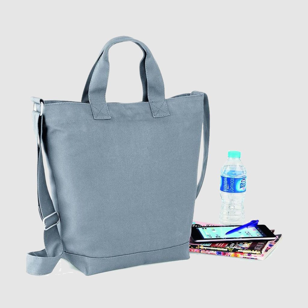 Custom sling bag, in black with adjustable straps