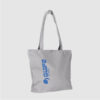 Custom long handle shopper made from polyester, with zipped pouch