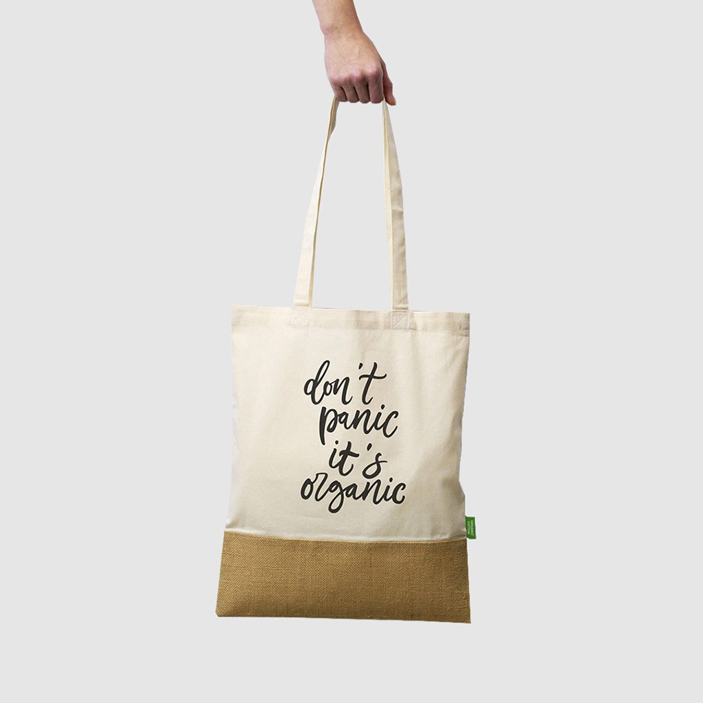 jute and cotton sustainable branded packaging