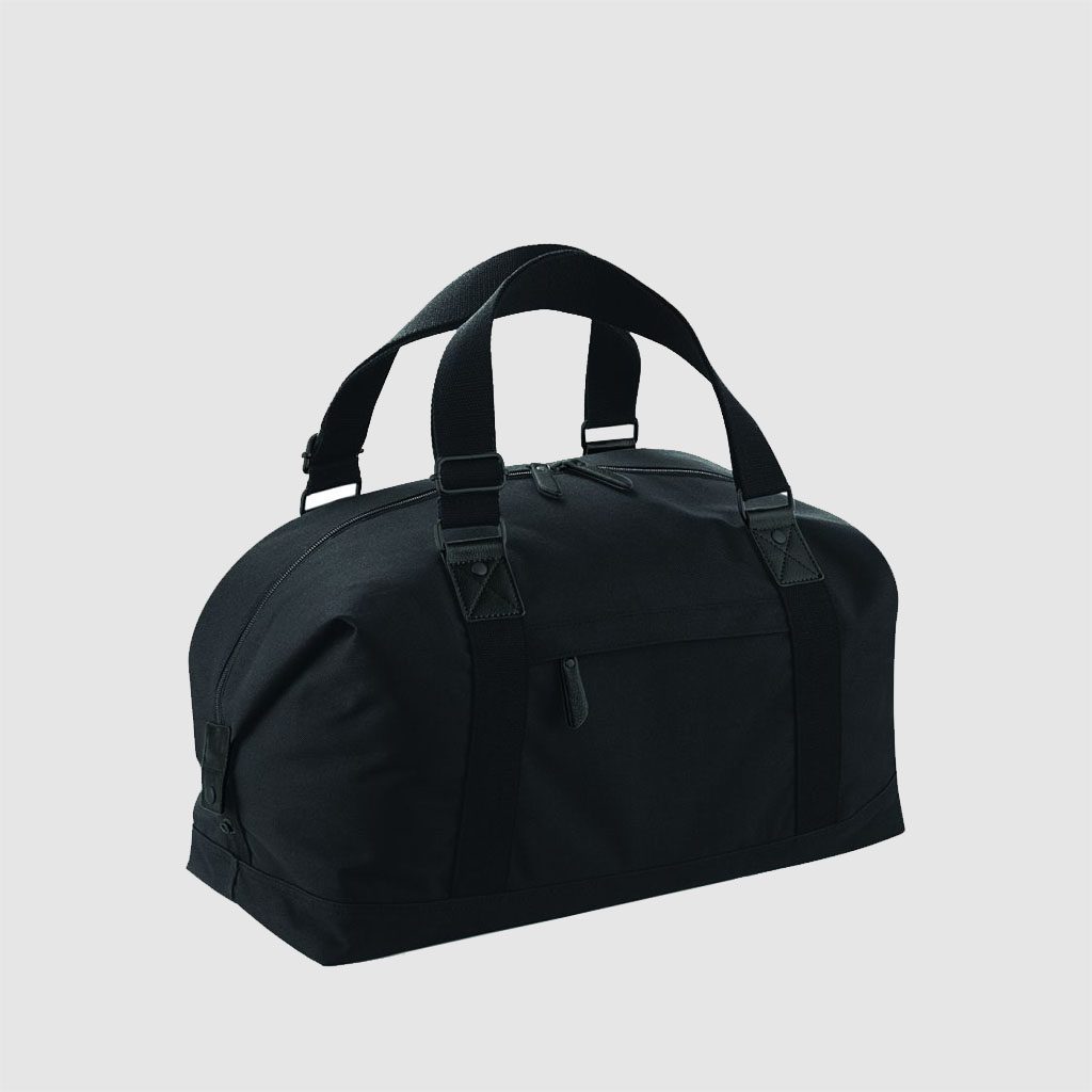 Custom vintage holdall made from polyester, with two long handles