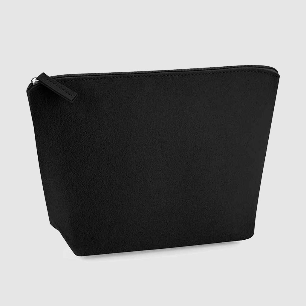 Black Zipped Canvas Accessories Case - Bag Workshop