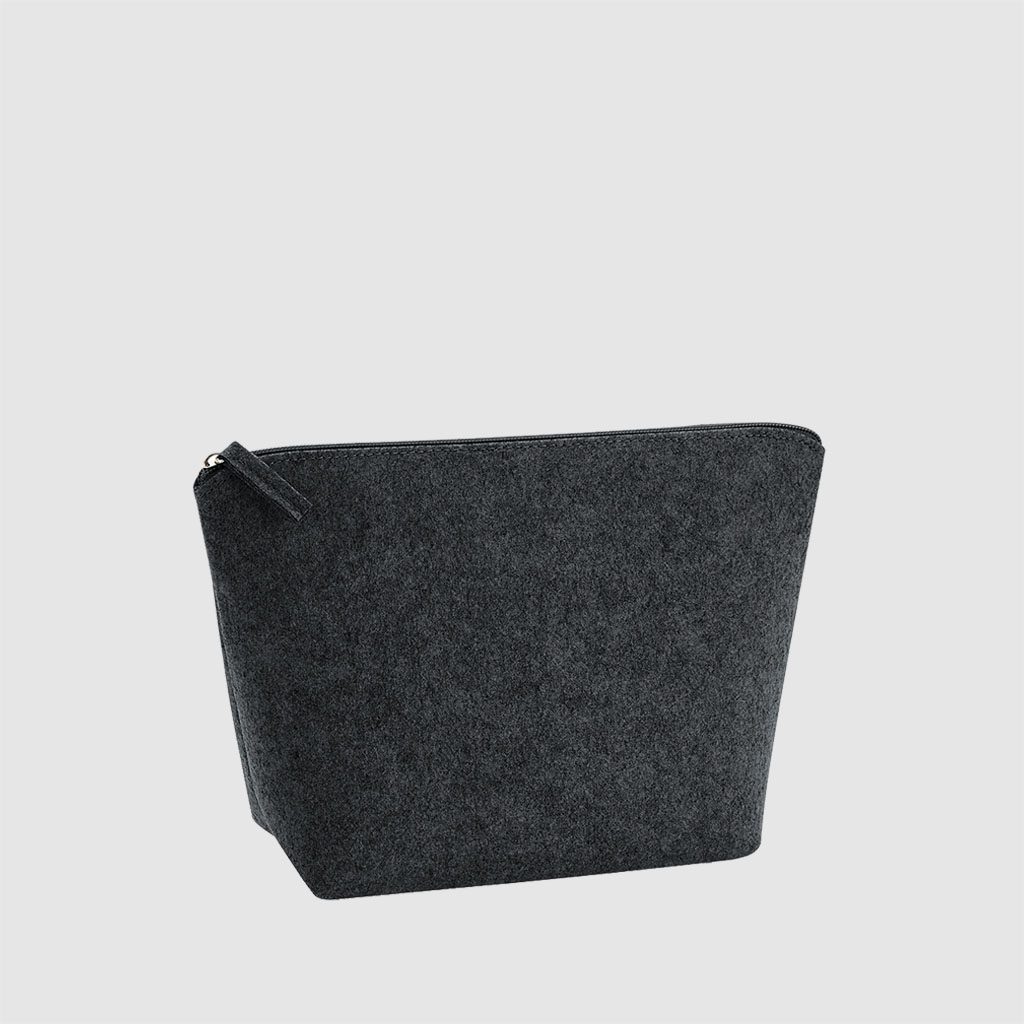 Custom felt accessory bag made from polyester felt