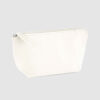 White Zipped Canvas Accessories Case - Bag Workshop