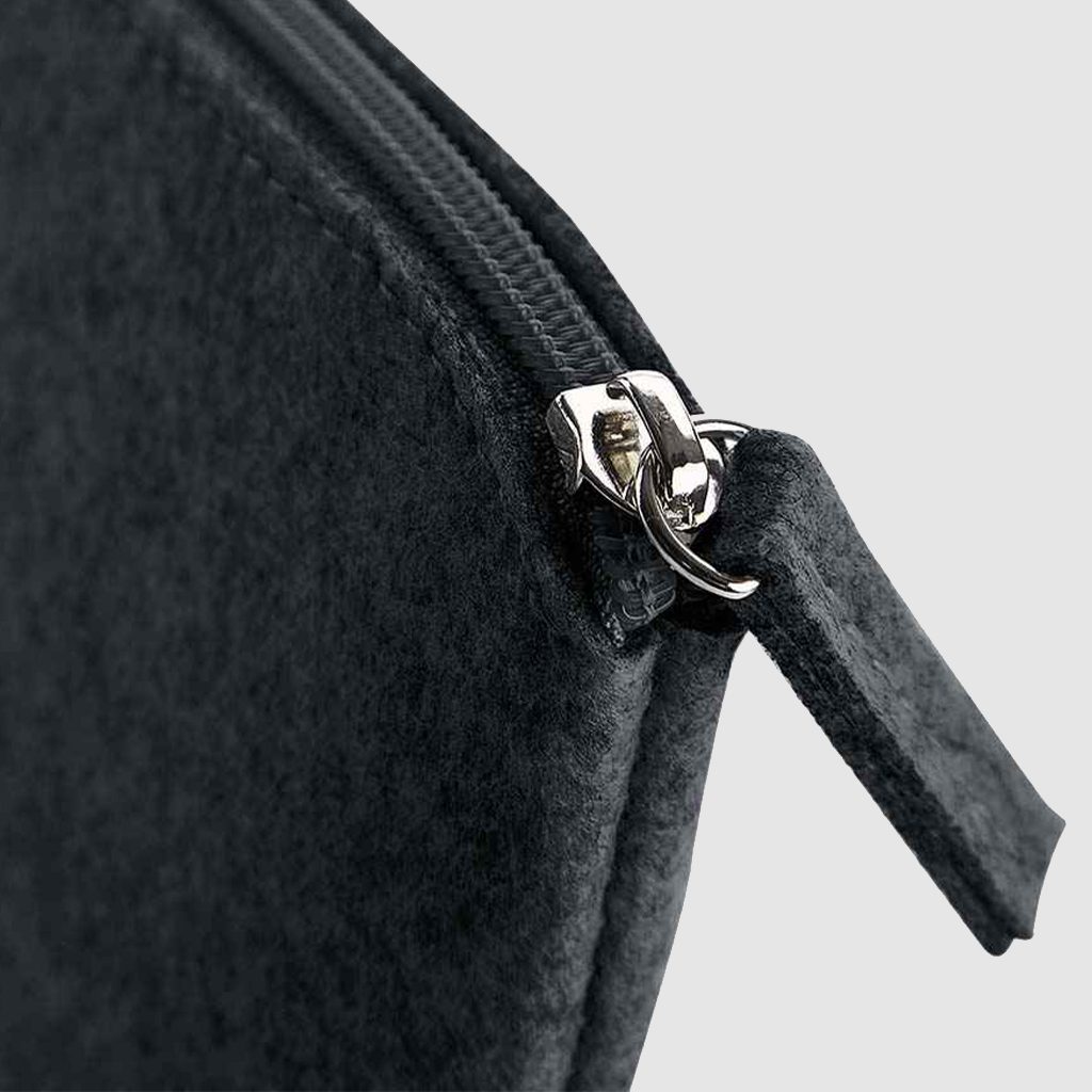 Felt Case Zip Detail - Bag Workshop