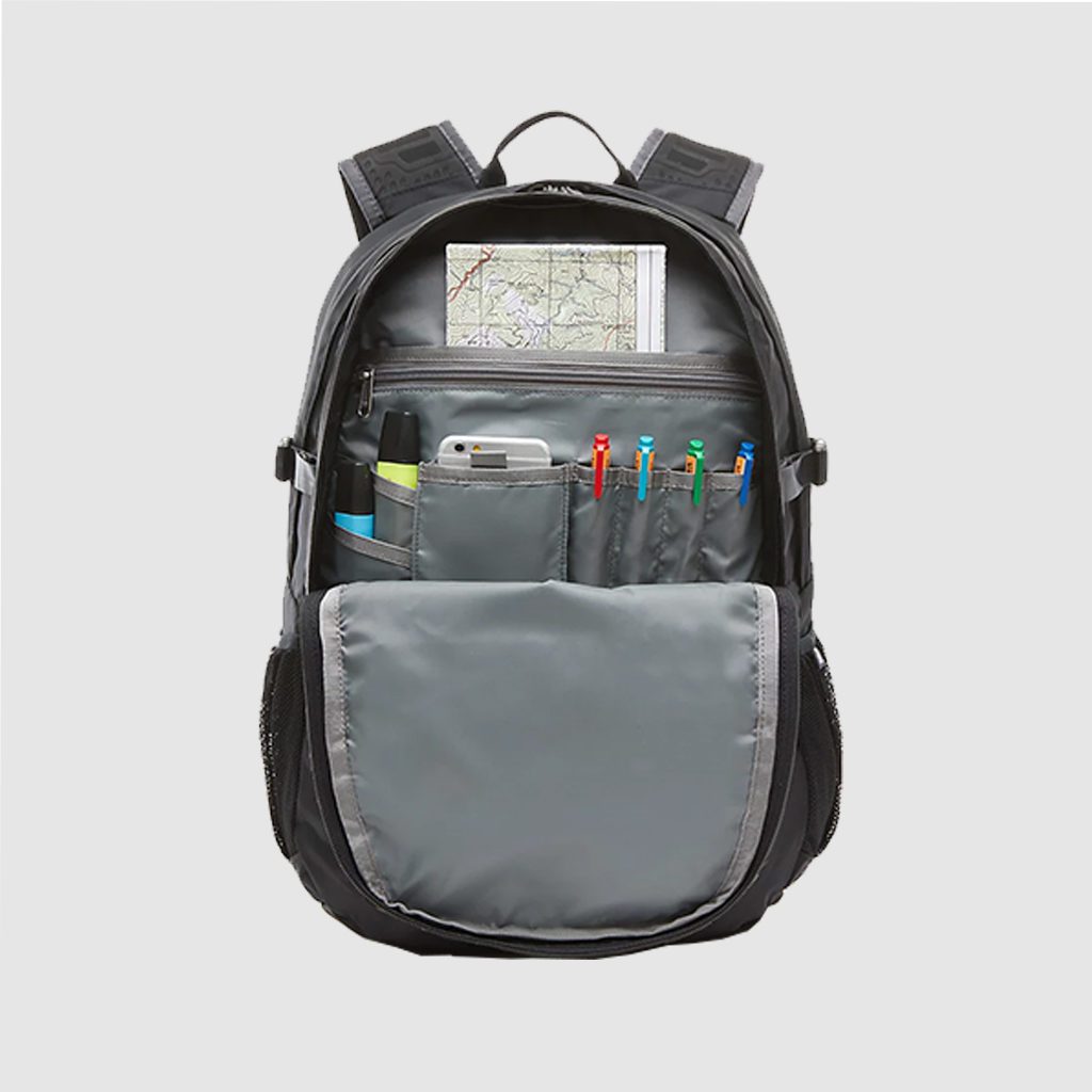 Custom North Face Rucksack with two strong handles, made of polyester