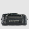 Custom Patagonia black hole duffel bag, with 55l of space