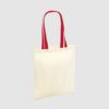Custom lightweight tote bag with contrasting handles, lightweight bag