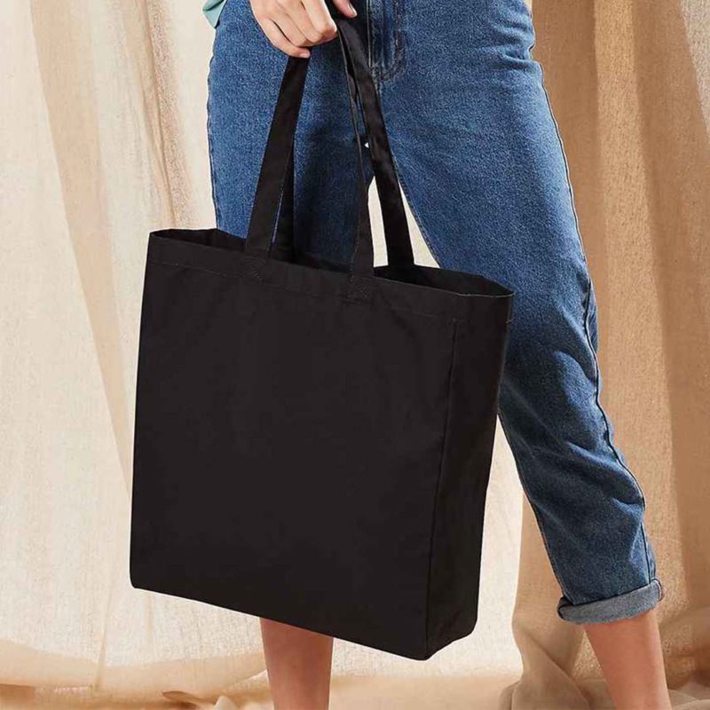 Black Tote Shopper Bag