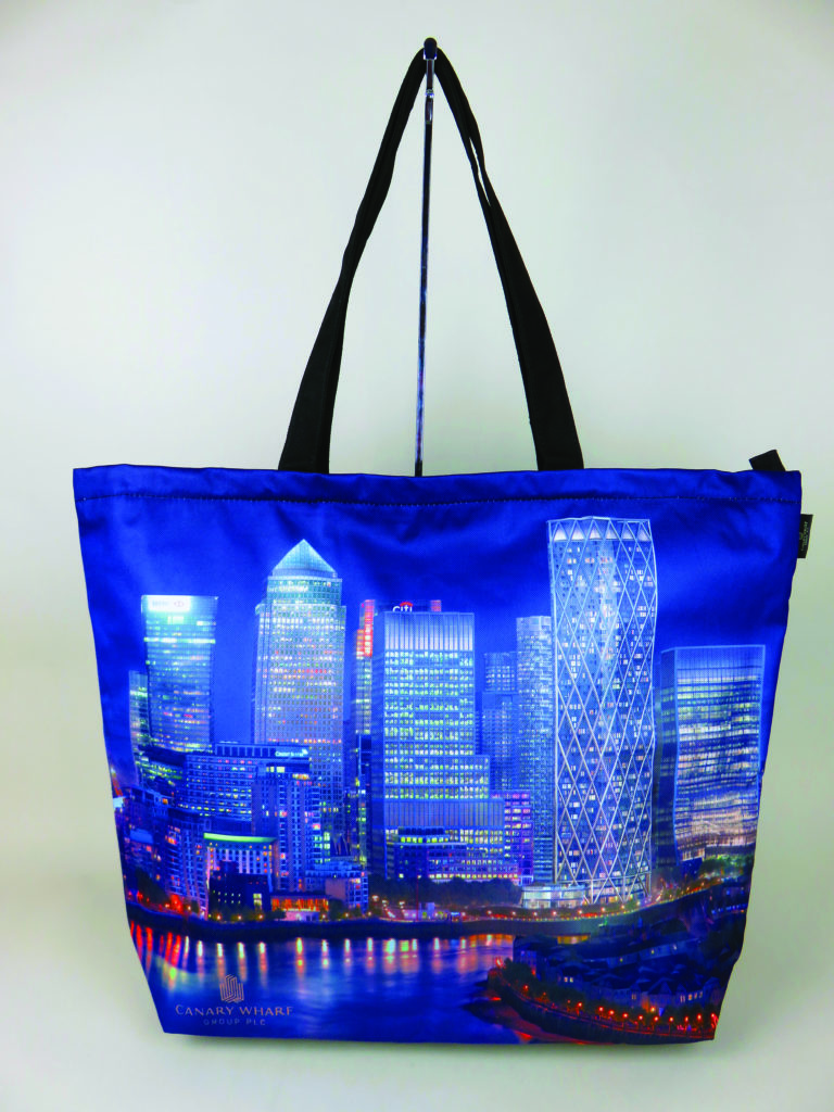 Custom made bag with digital print