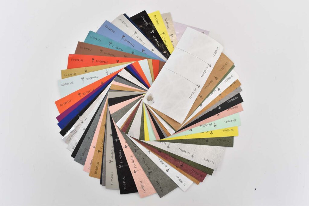 Tyvek Material Swatch - choice of Colours for bag and packagign manufacture