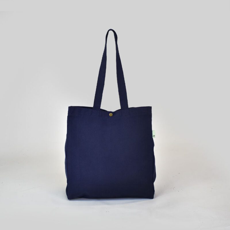 Recycled Canvas Popper Tote