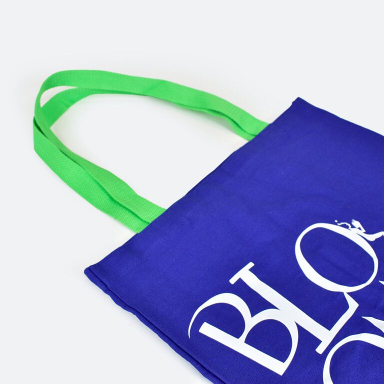Bloomsbury Publishing’s Standout Custom Tote Bag with Neon Handle